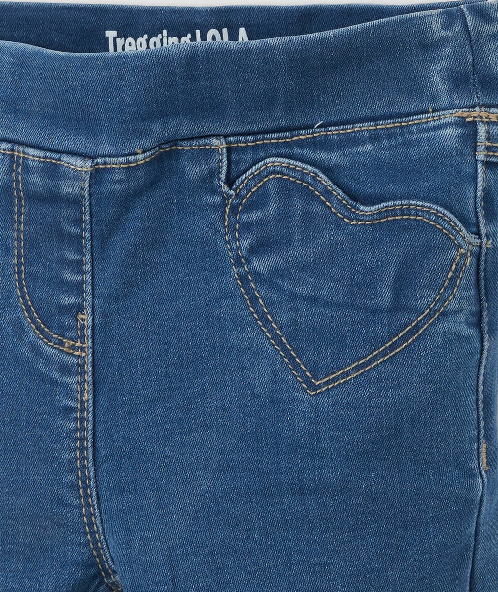 LOLA LE TREGGING FILLE EN DENIM BRUT LOW IMPACT