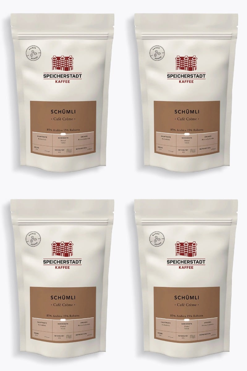 Speicherstadt Schümli Café Crème Vorteilspaket 2kg