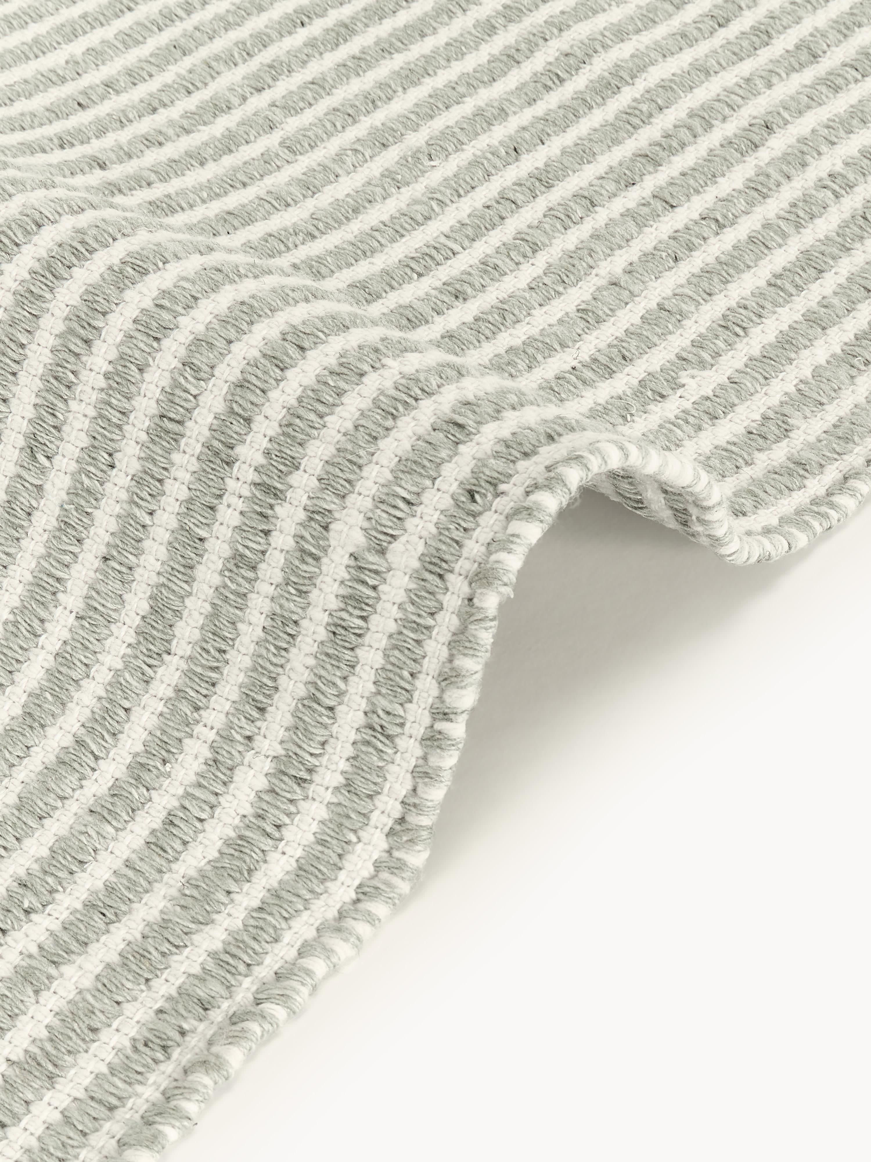 Gestreepte outdoor loper Turner, handgeweven