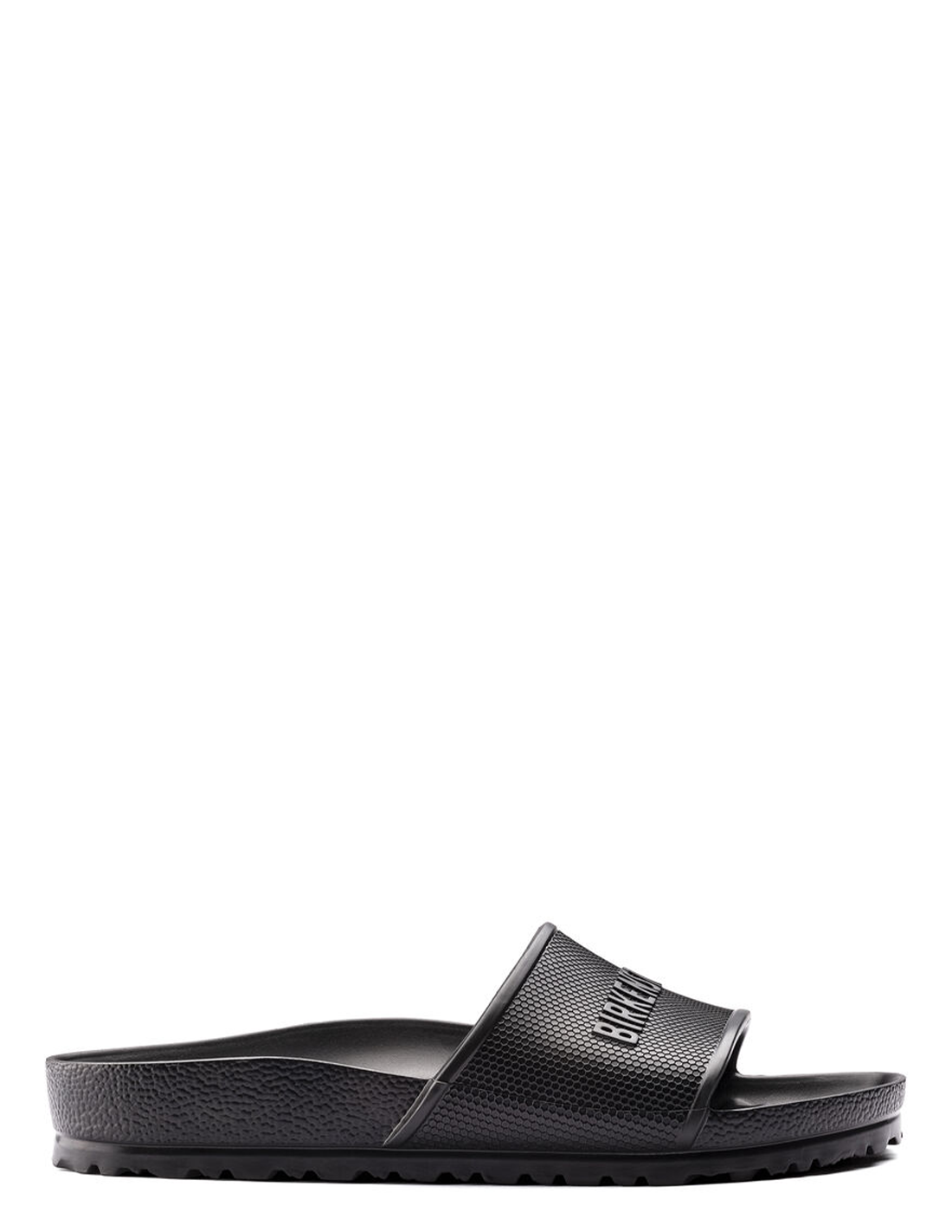 birkenstock Claquettes homme barbados caoutchouc noir