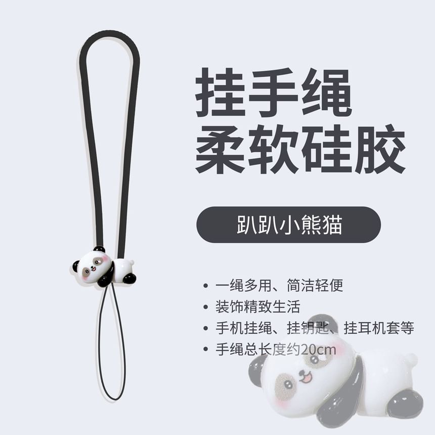 Harnai - Panda siliconen telefoonbandje (verschillende ontwerpen)