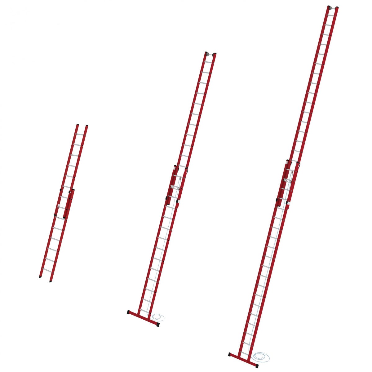 MUNK kunststof schuifladder 2x8 sporten