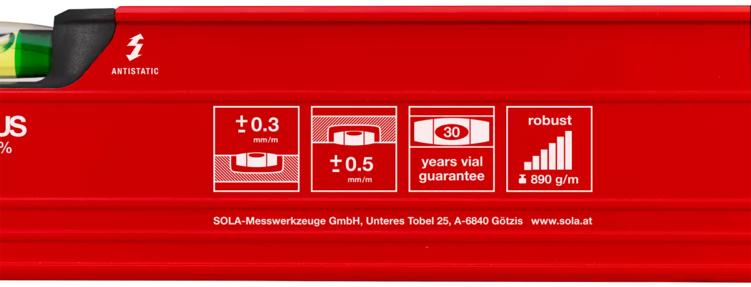 Sola Big Red 3 150 Blokwaterpas - 1500mm