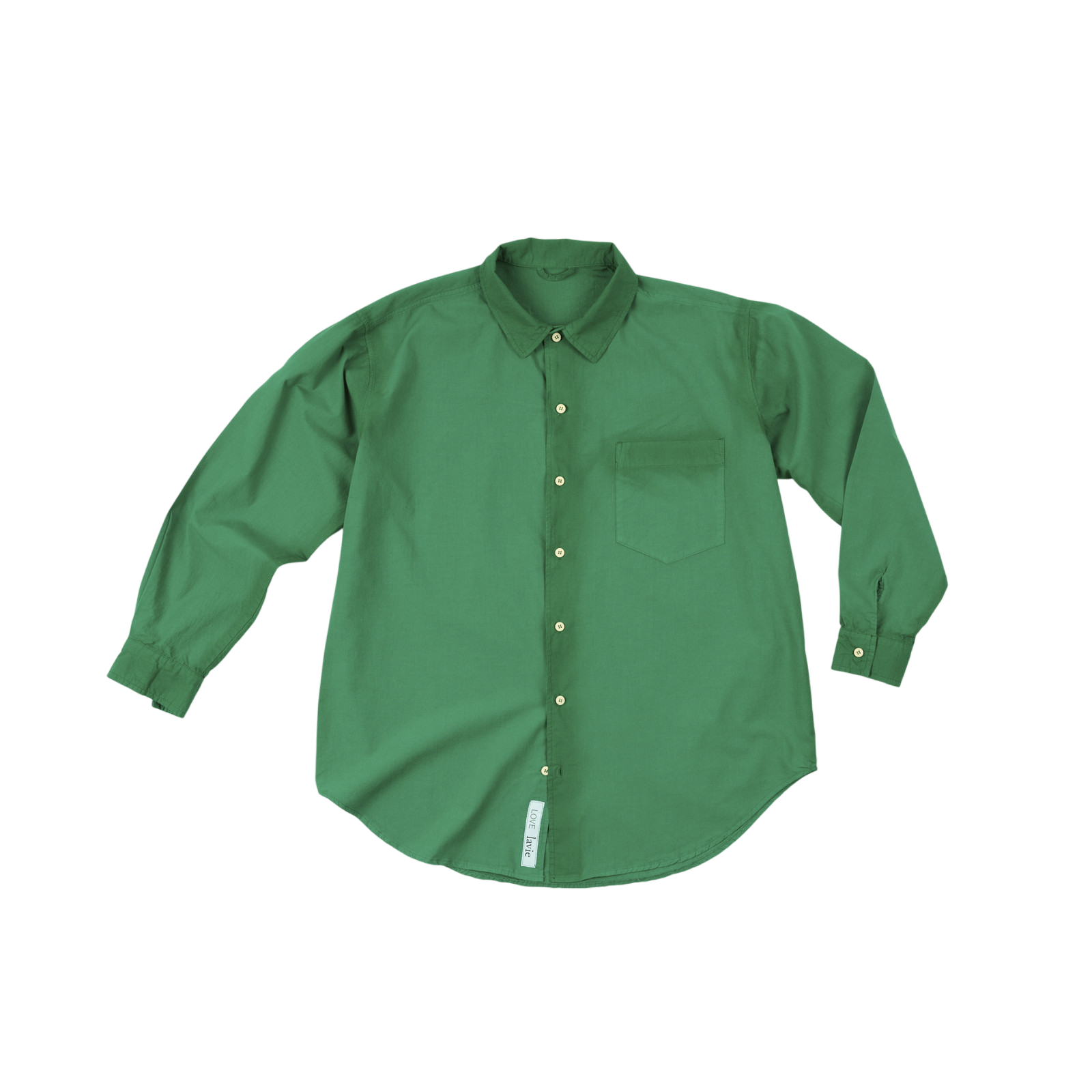 Yoko Shirt longsleeve spinach