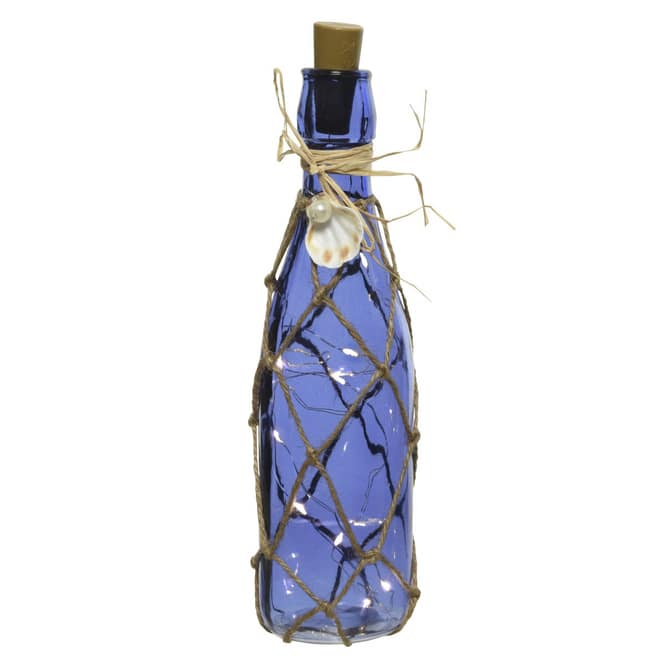 LED-Flasche - aus Glas - ca. 28 cm - 1 Stück