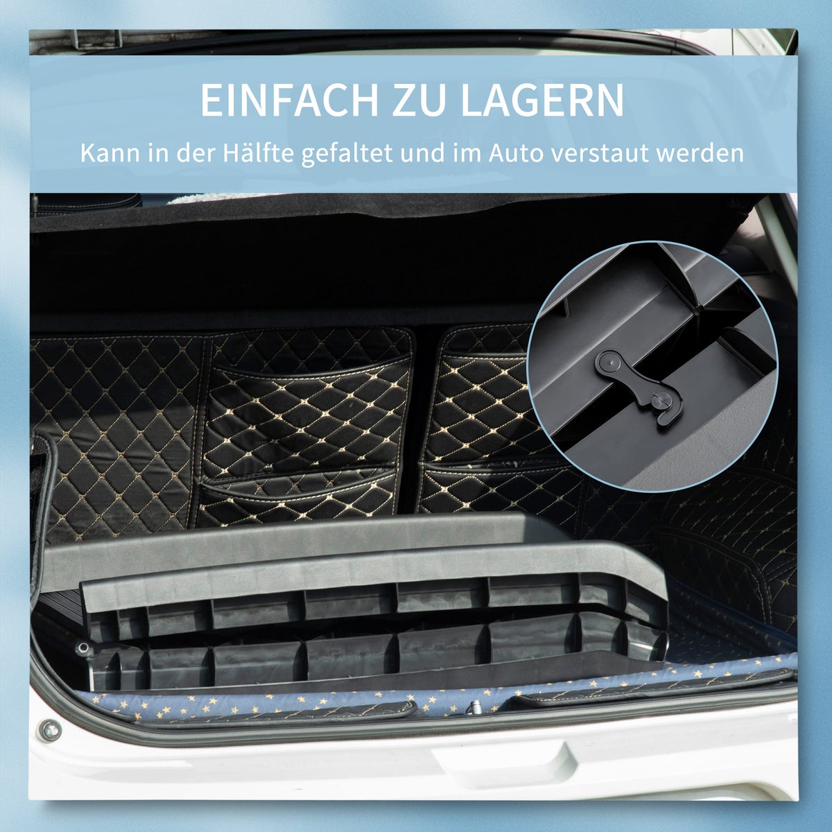PawHut hondenhelling, 155L x 39B x 14H cm, PP, zwart