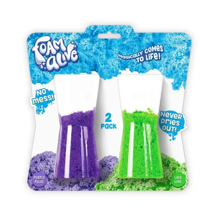 Boti Foam Alive Double, in grün und lila, 2x 50 g