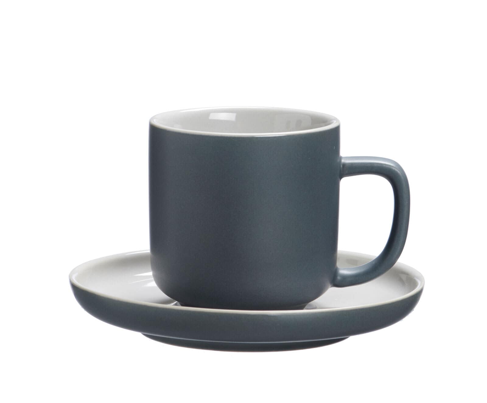 Ritzenhoff & Breker Espressotasse JASPER 6er Set grau/ weiß