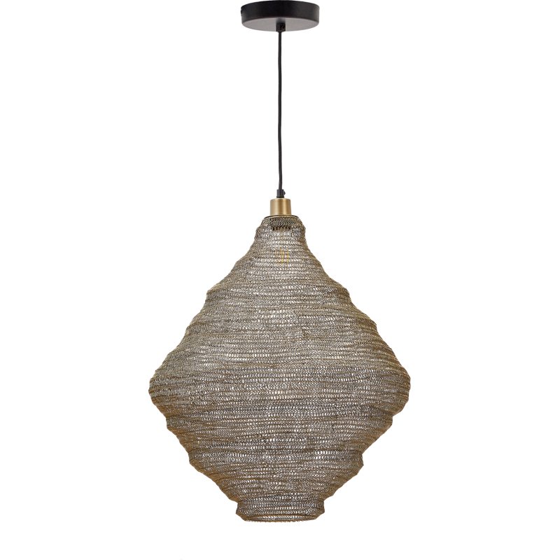 Plafonnier Sarraco en métal doré Ø 58 cm