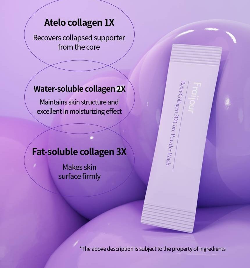 Fraijour - Retin-Collagen 3D Core Powder Wash