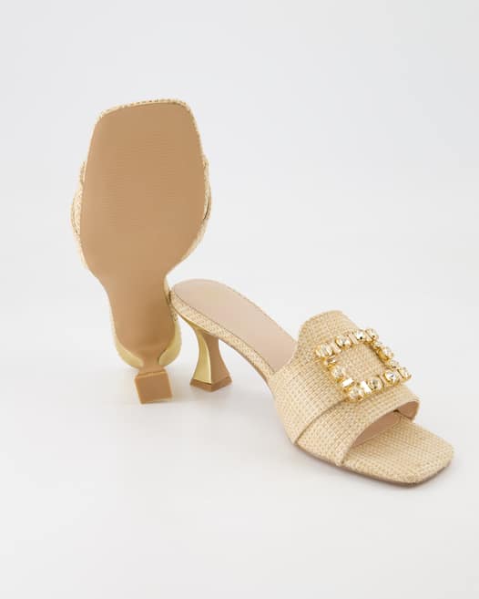 Terry Lucia-536 Pantoletten in Beige