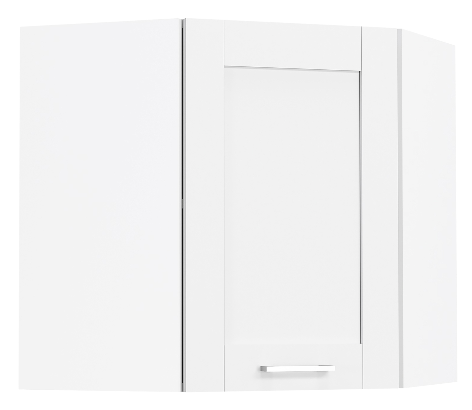 Eckhängeschrank COLURA - weiß - 57x57 cm