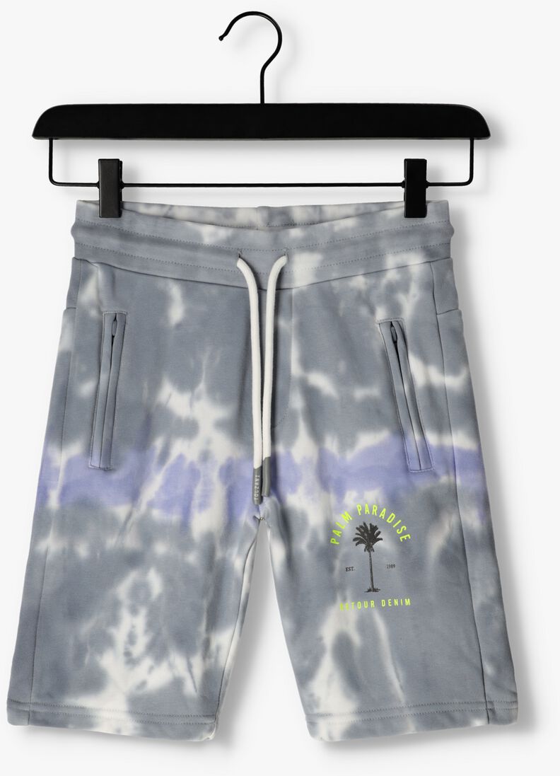 RETOUR lichtgrijze retour korte broek evan