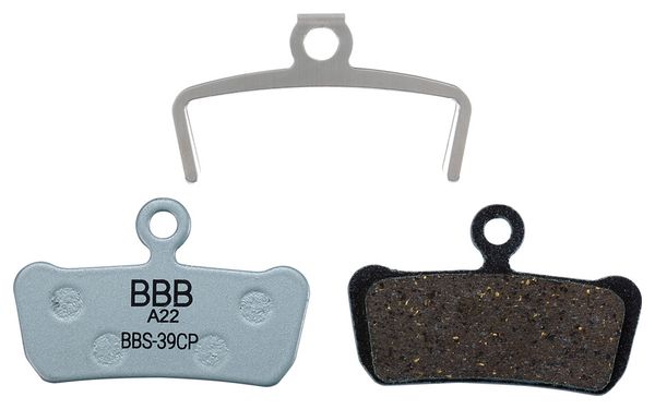 Paire de Plaquettes BBB DiscStop Coolfin Organiques pour Sram Guide/Avid Trail
