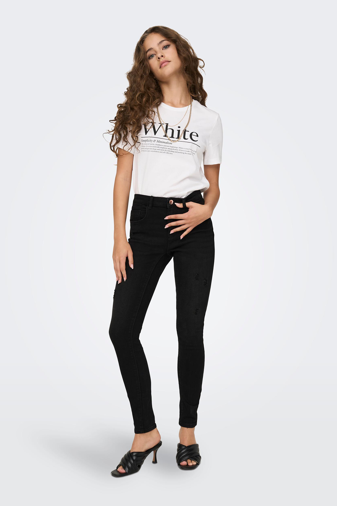 calça jeans skinny elástica