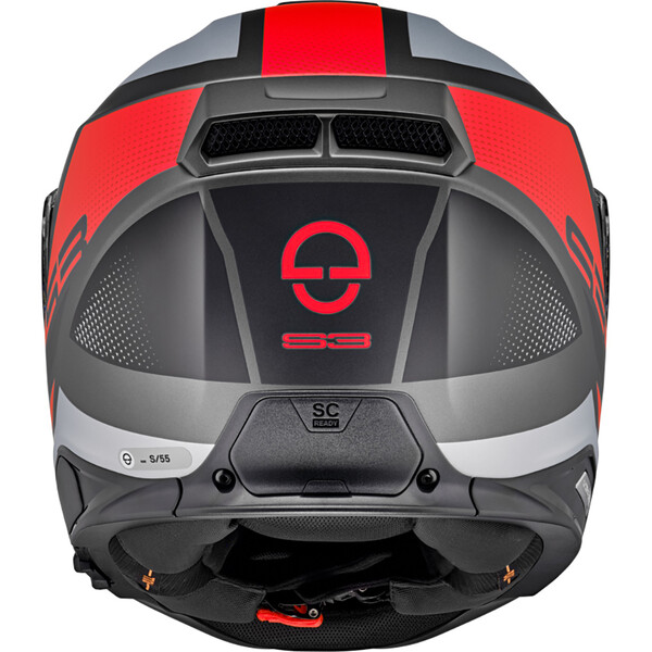 Schuberth - Casque S3 Daytona Noir Mat / Gris / Rouge