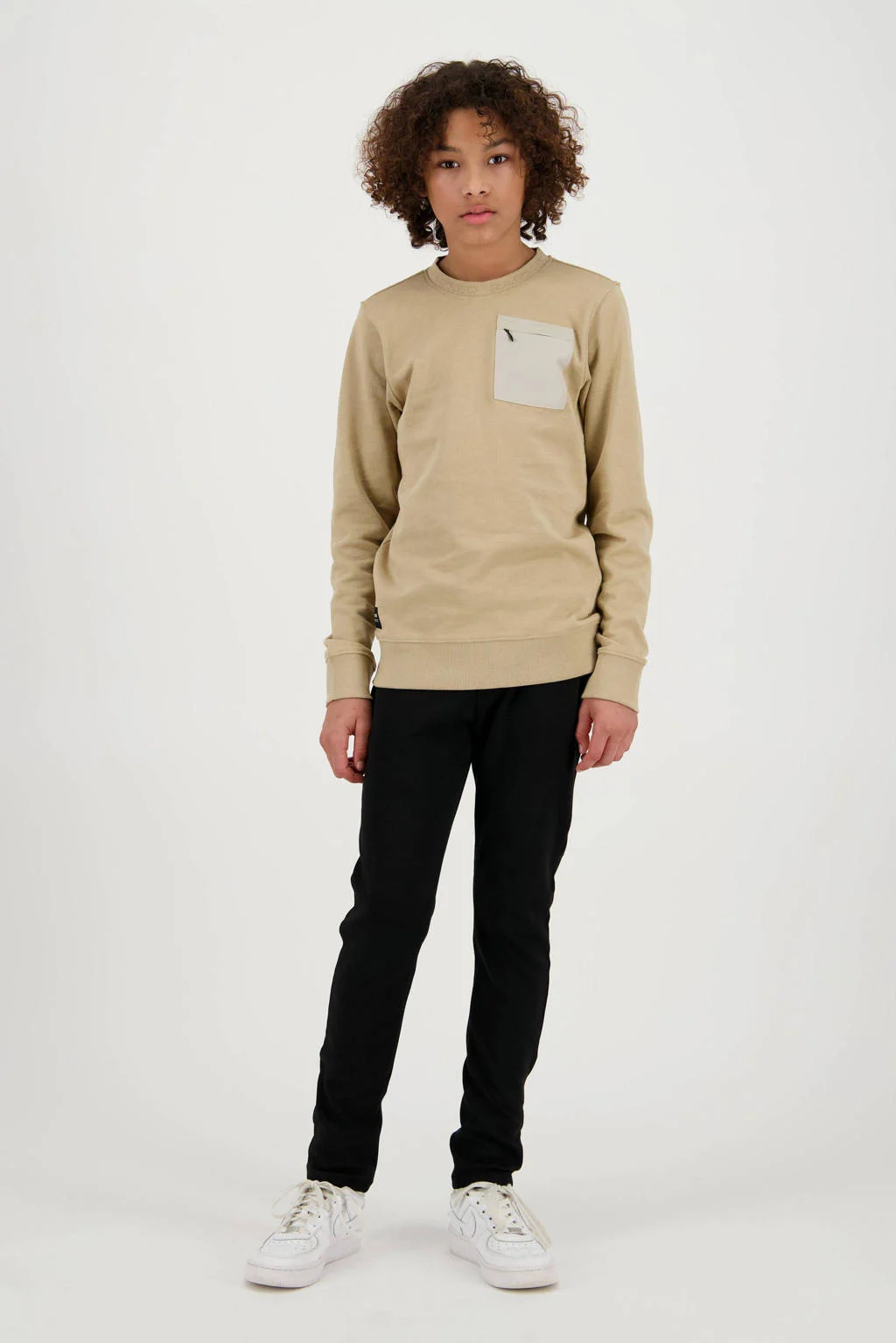 Raizzed sweater Concord lichtzand
