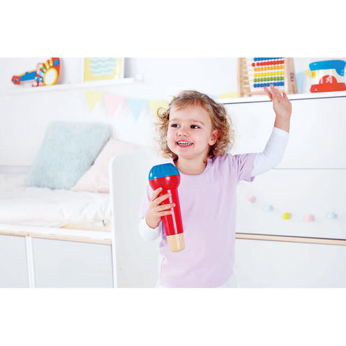 Micro à résonance Bois et multicolor - HAPE
