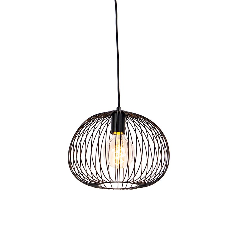 Design hanglamp zwart draad - Wire Dough