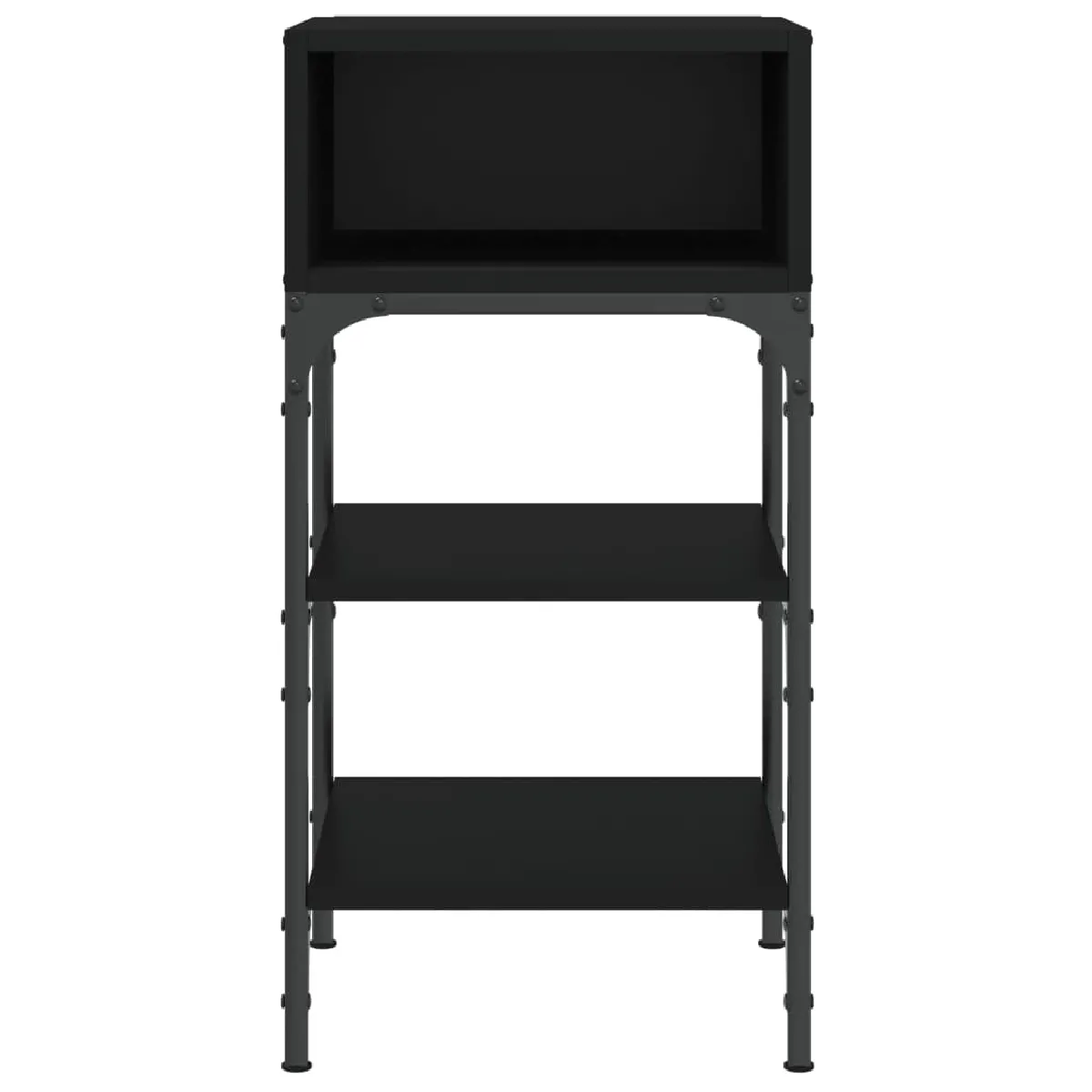 vidaXL Tables de chevet - Noir