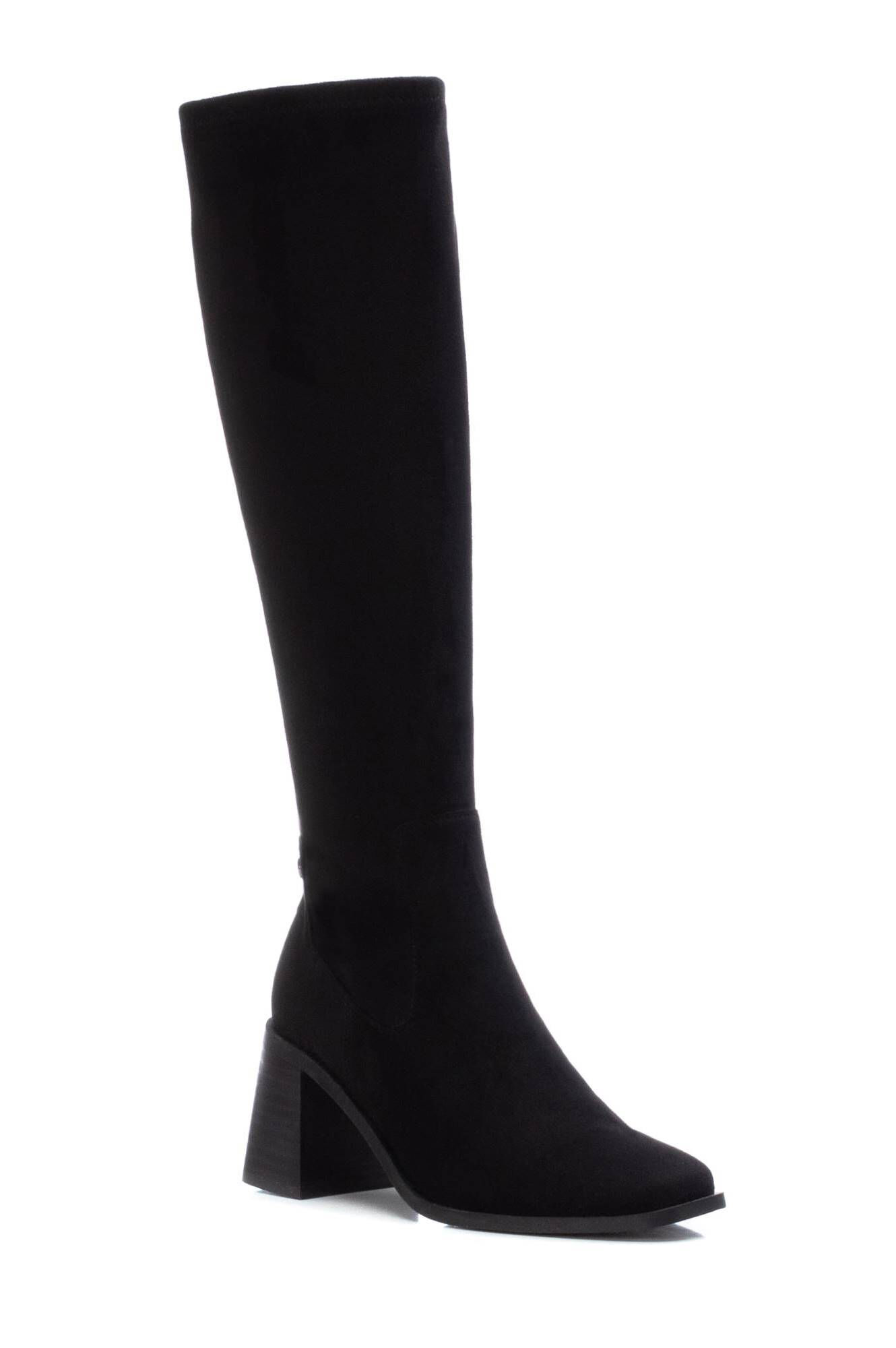 Bota feminina de camurça