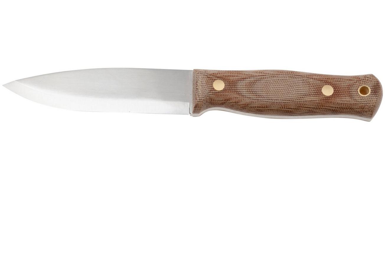 Casstrom Lars Falt Knife 11850 Natural Canvas Micarta, bushcraftmes