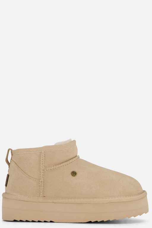 Warmbat Durack Gevoerde boots beige Suede