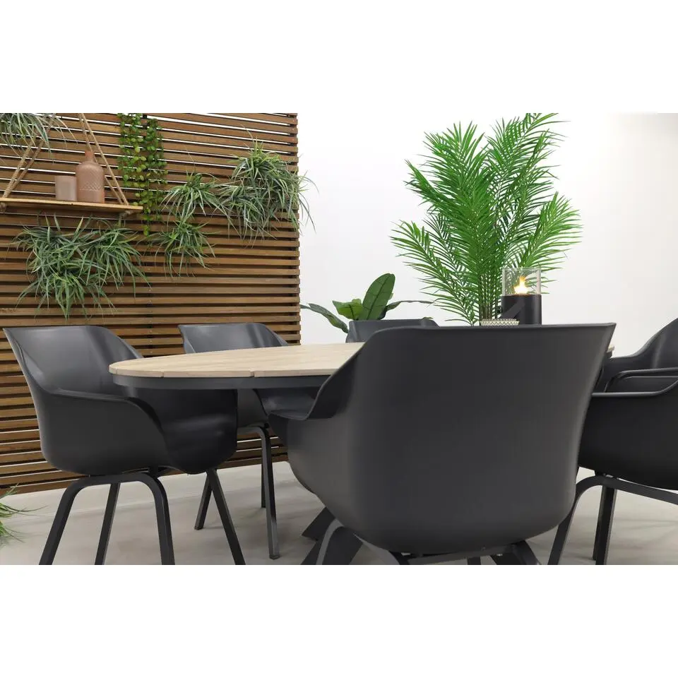 Hartman Sophie Element - Xerix/GI Edison 220 tafel - ovale tuinset