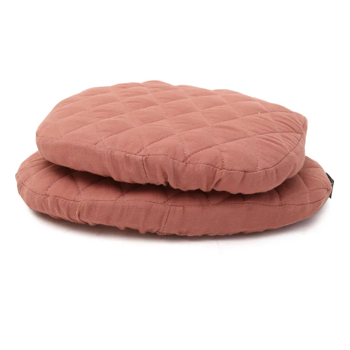 Charlie Crane Coussin Tibu en coton biologique | Bois de rose