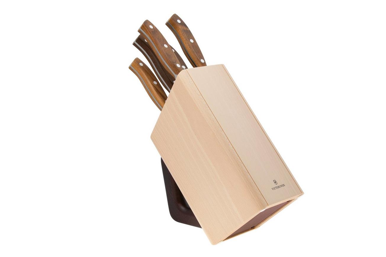 Victorinox Grand Maître Cutlery Block 7.7240.6, esdoornhout, 7-delige messenset met blok