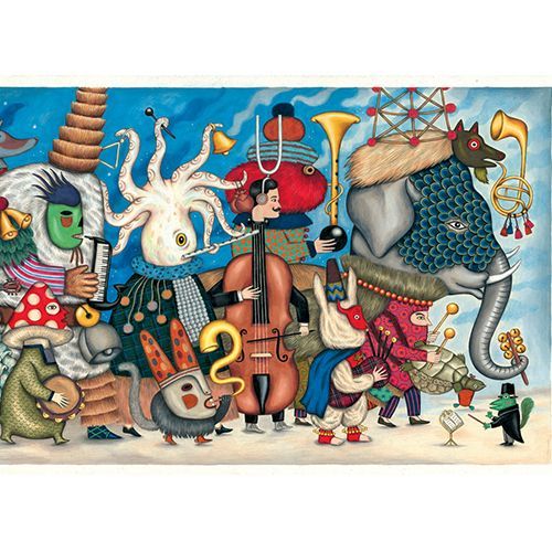 Djeco puzzel fantasie orkest (500st) DJ07626