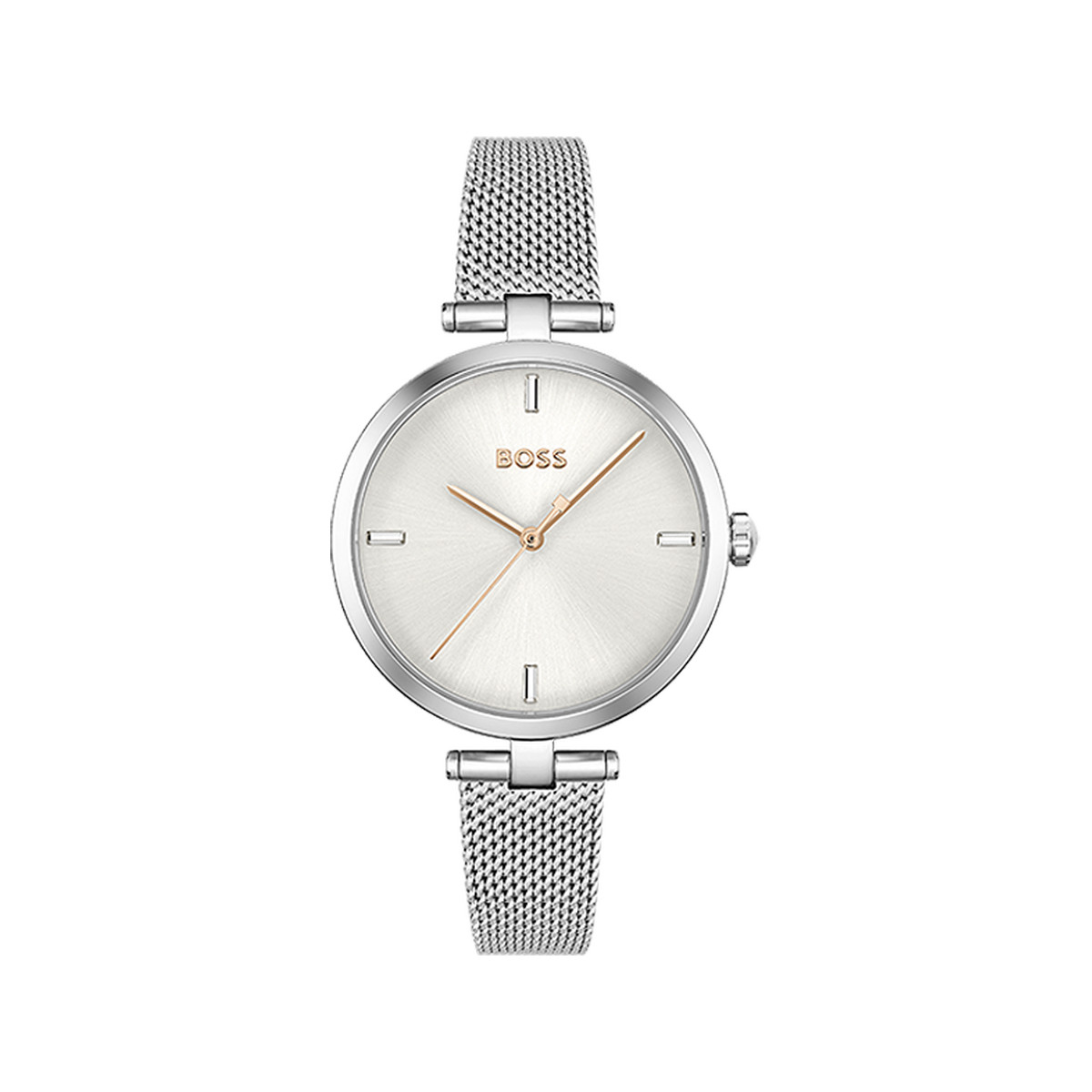 Montre BOSS Majesty femme bracelet acier