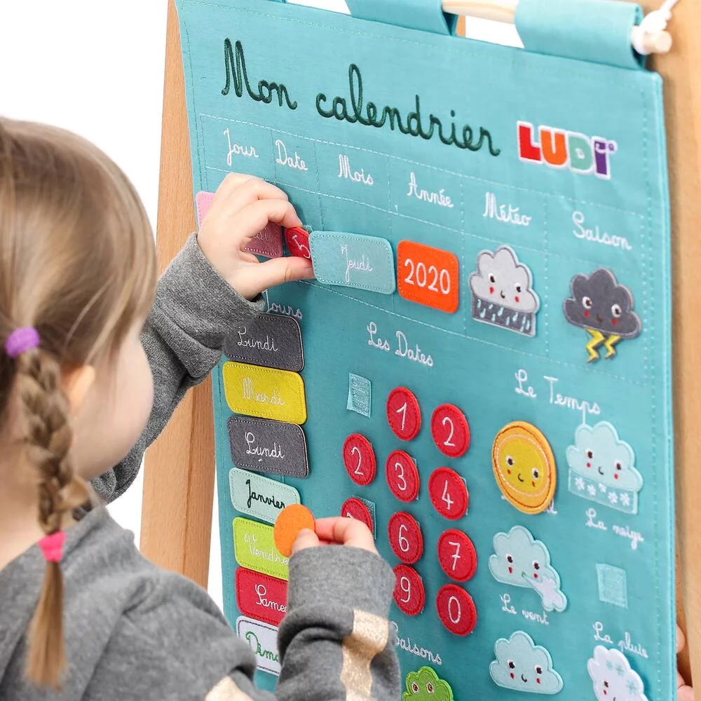 CALENDRIER BASIC BLEU