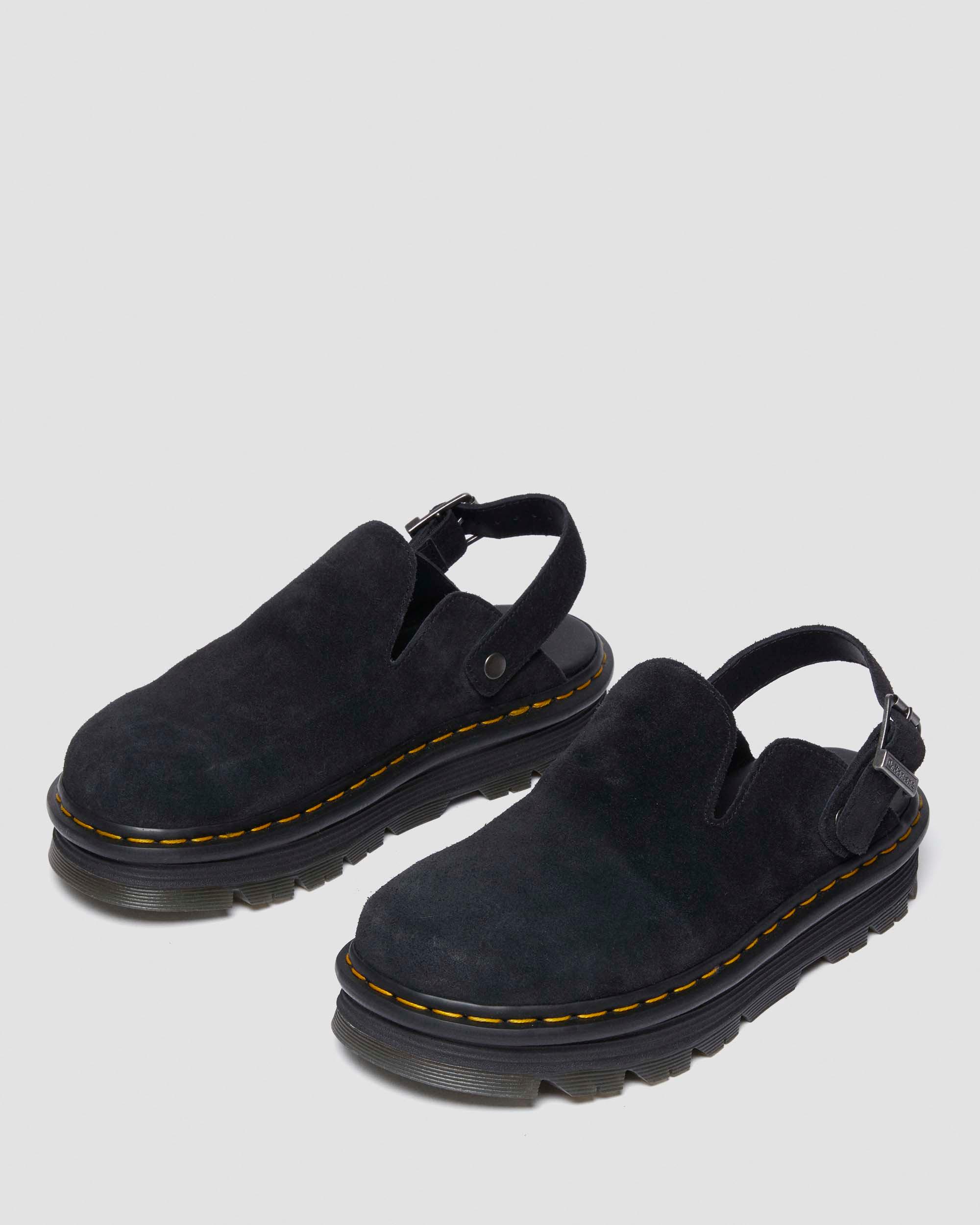 Zebzag Suede Casual Slingback Platform Mules