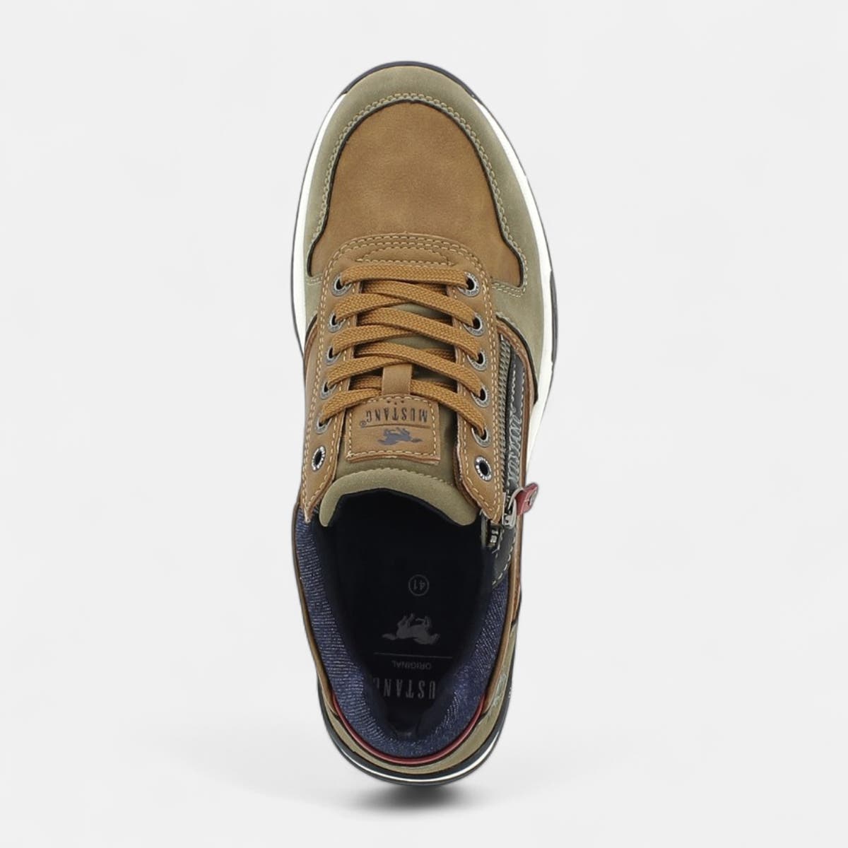 Baskets basses Homme cognac