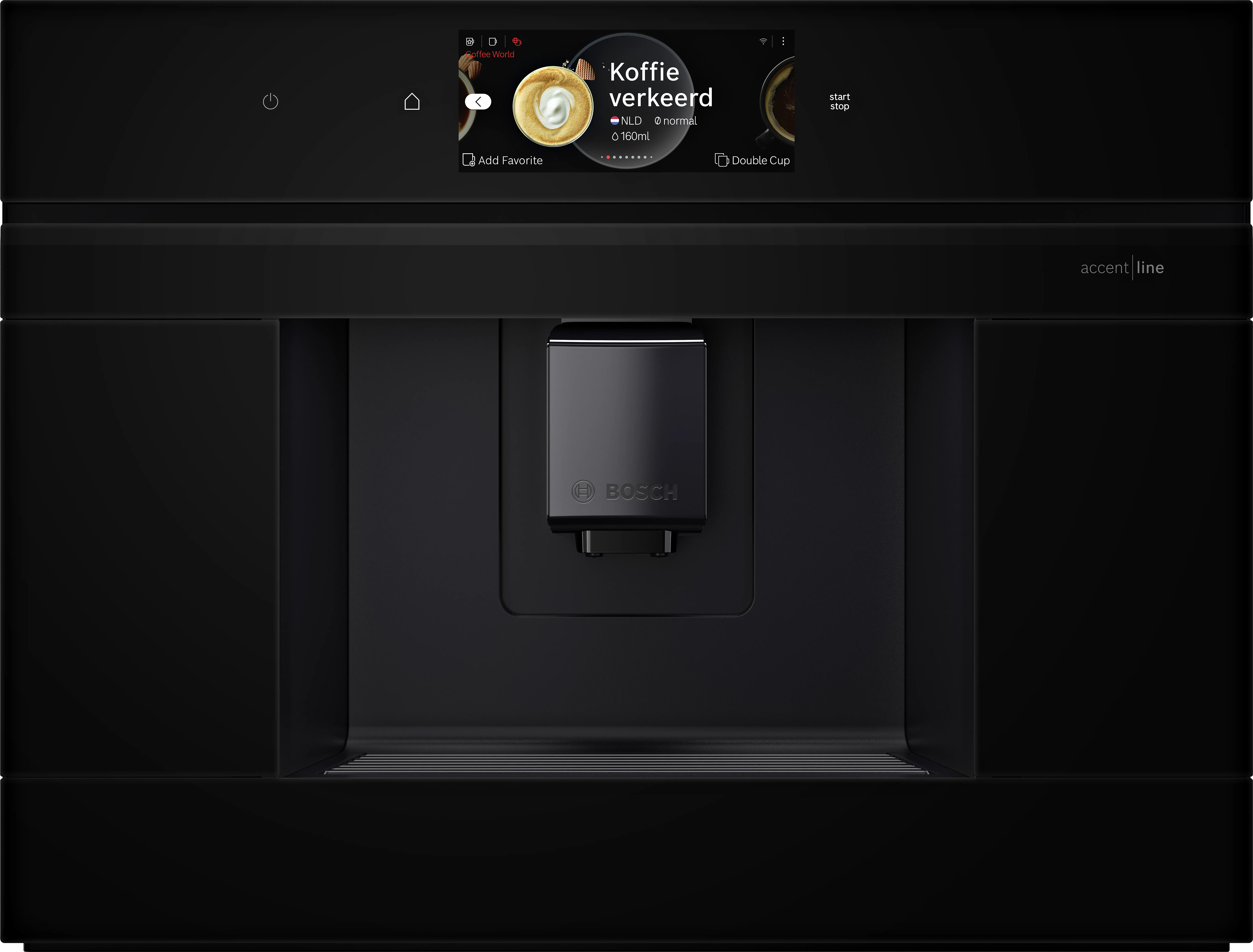 Serie 8 Inbouw koffie volautomaat Zwart