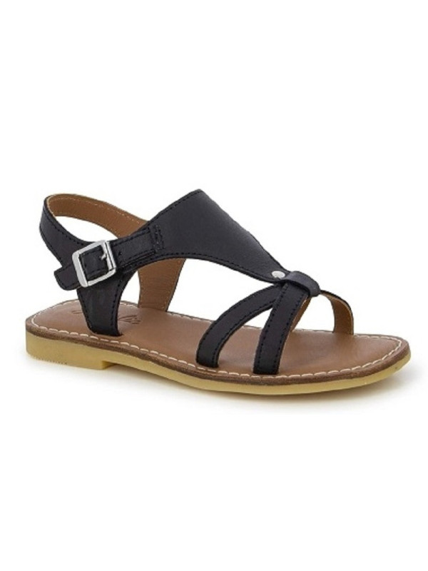 Shoo Pom - Sandales Fille LAZAR SAND Noir