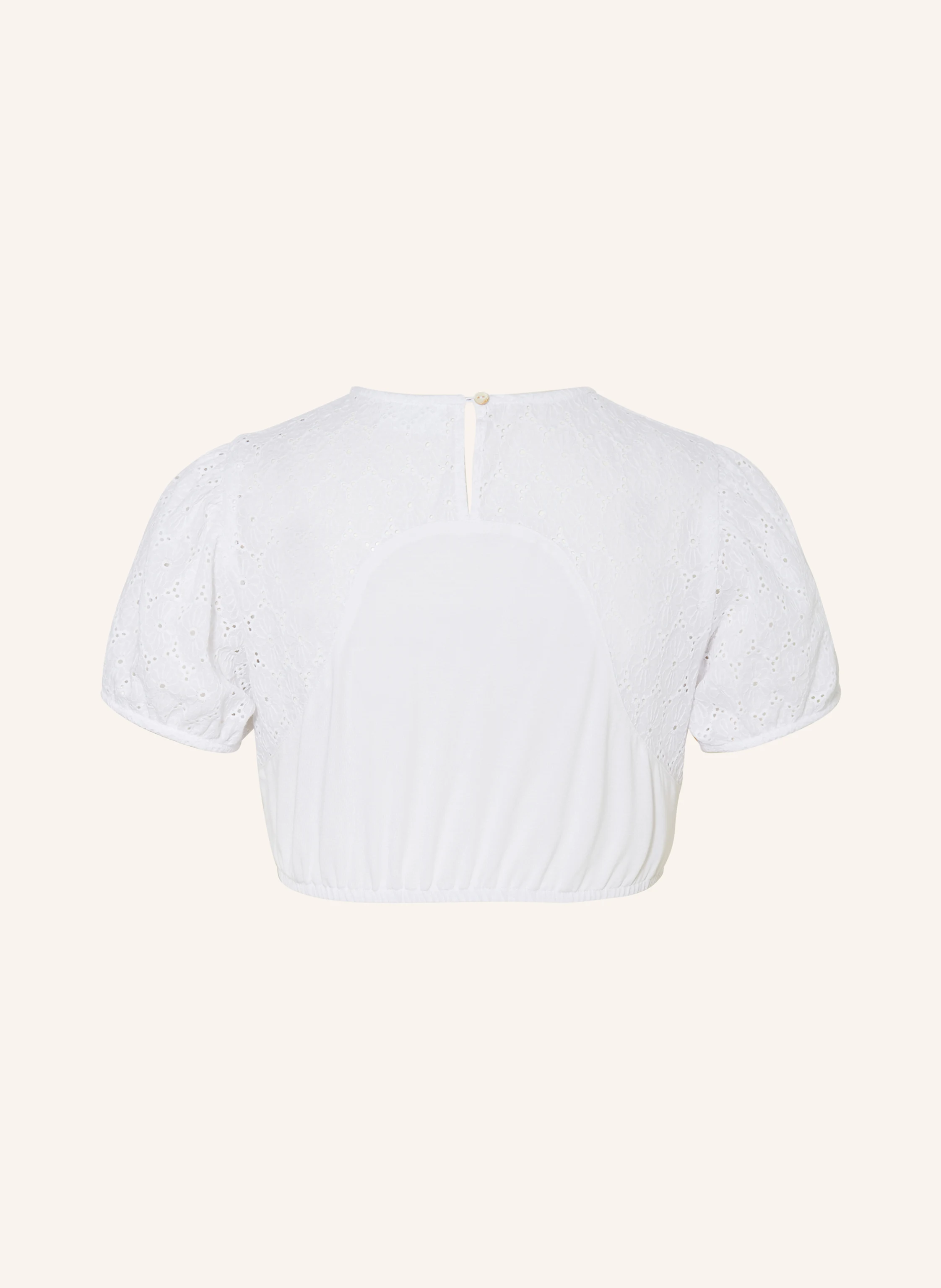 WALDORFF Dirndlbluse mit Lochspitze
