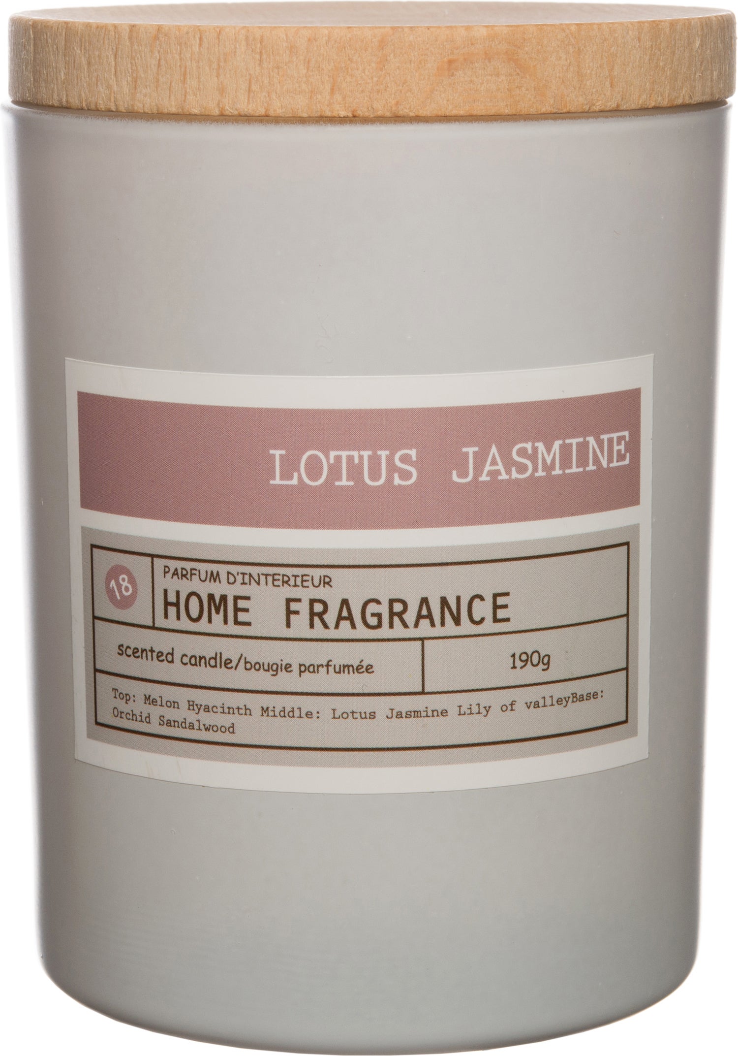 Everydays geurkaars Lotus Jasmine D 9 H 12 cm