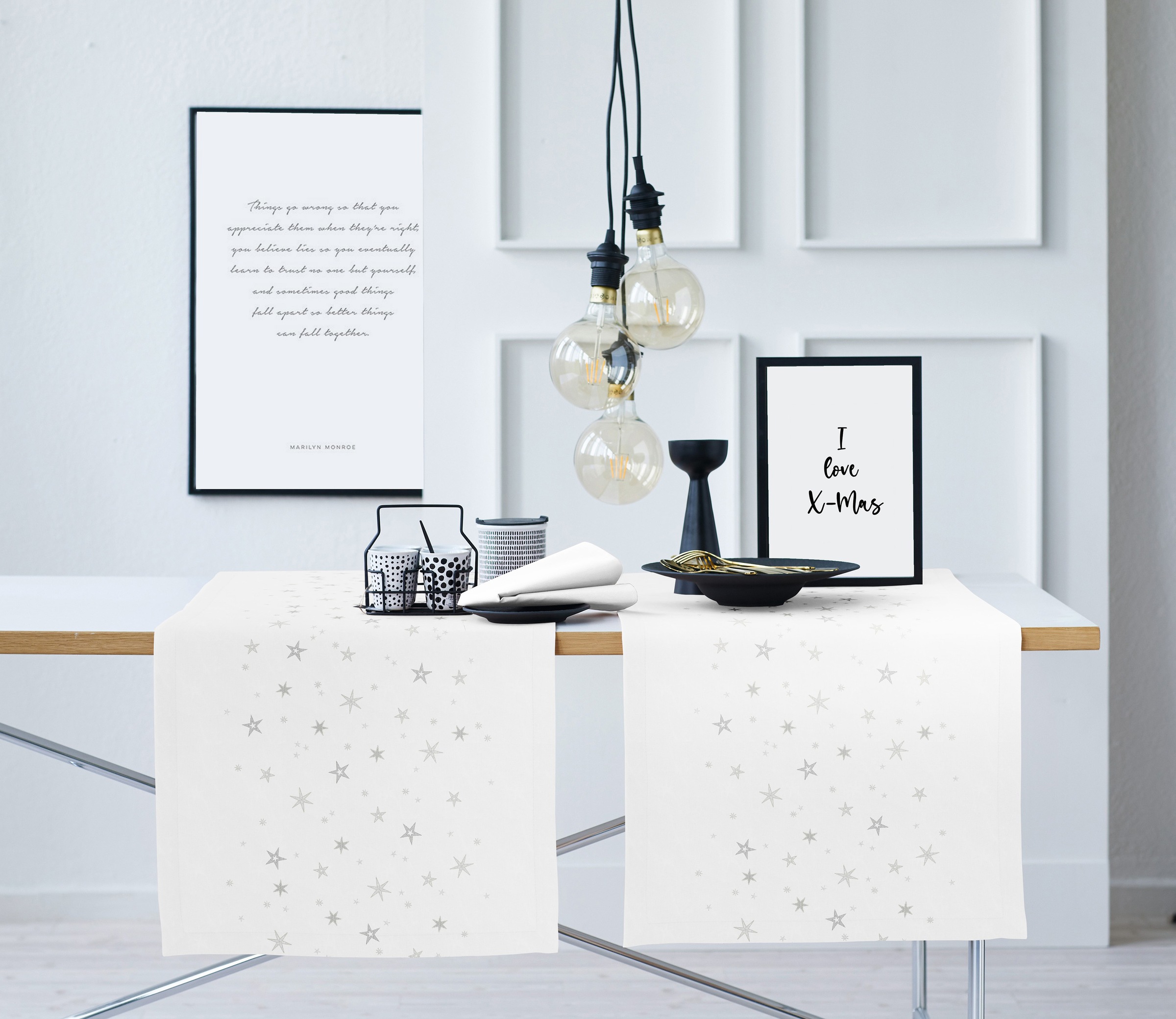 APELT Tischläufer »9600 CHRISTMAS ELEGANCE, Weihnachtsdeko, Weihnachten« Lurex-Jacquardgewebe
