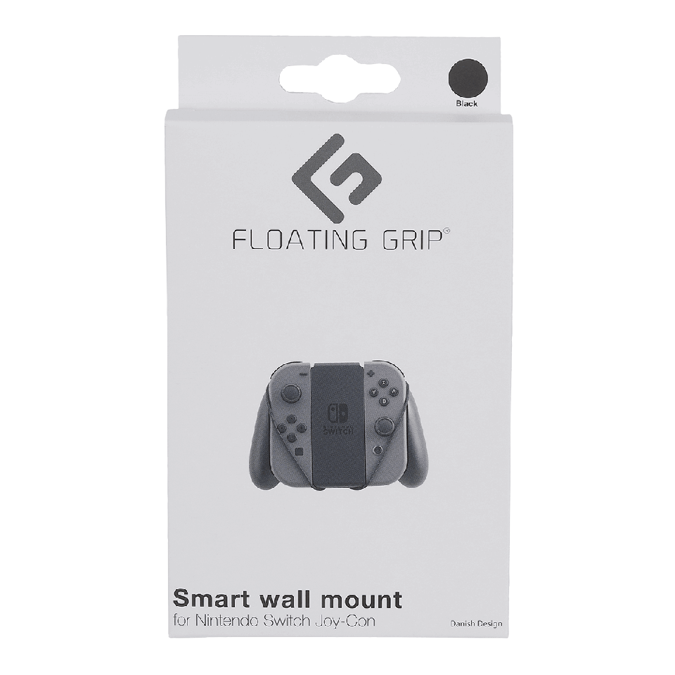 Floating Grip Nintendo Switch Joy-Con Wall Mount Black/Grey