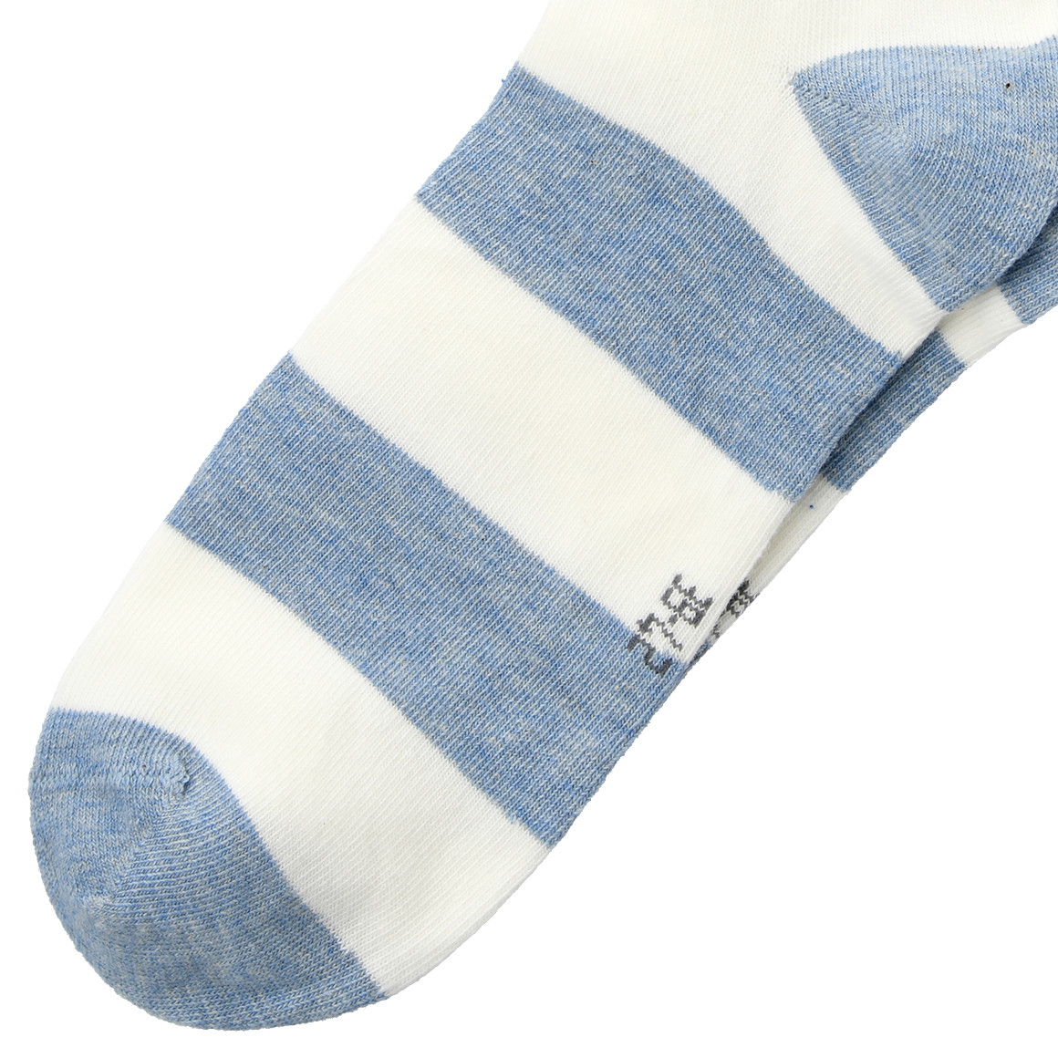 Gina Benotti 1 Paar Damen Socken mit Streifen blau / weiss