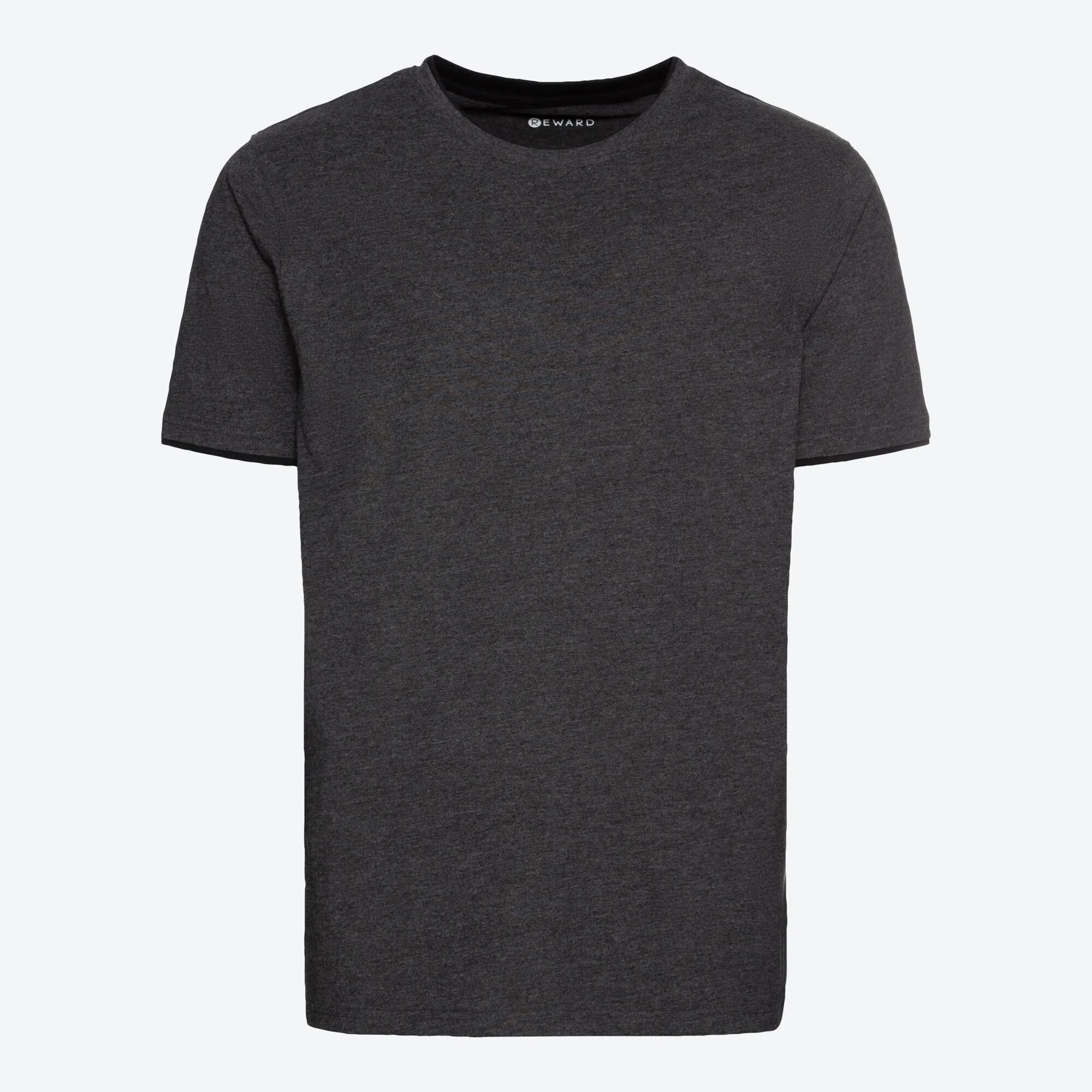 Herren-T-Shirt in Melange-Optik