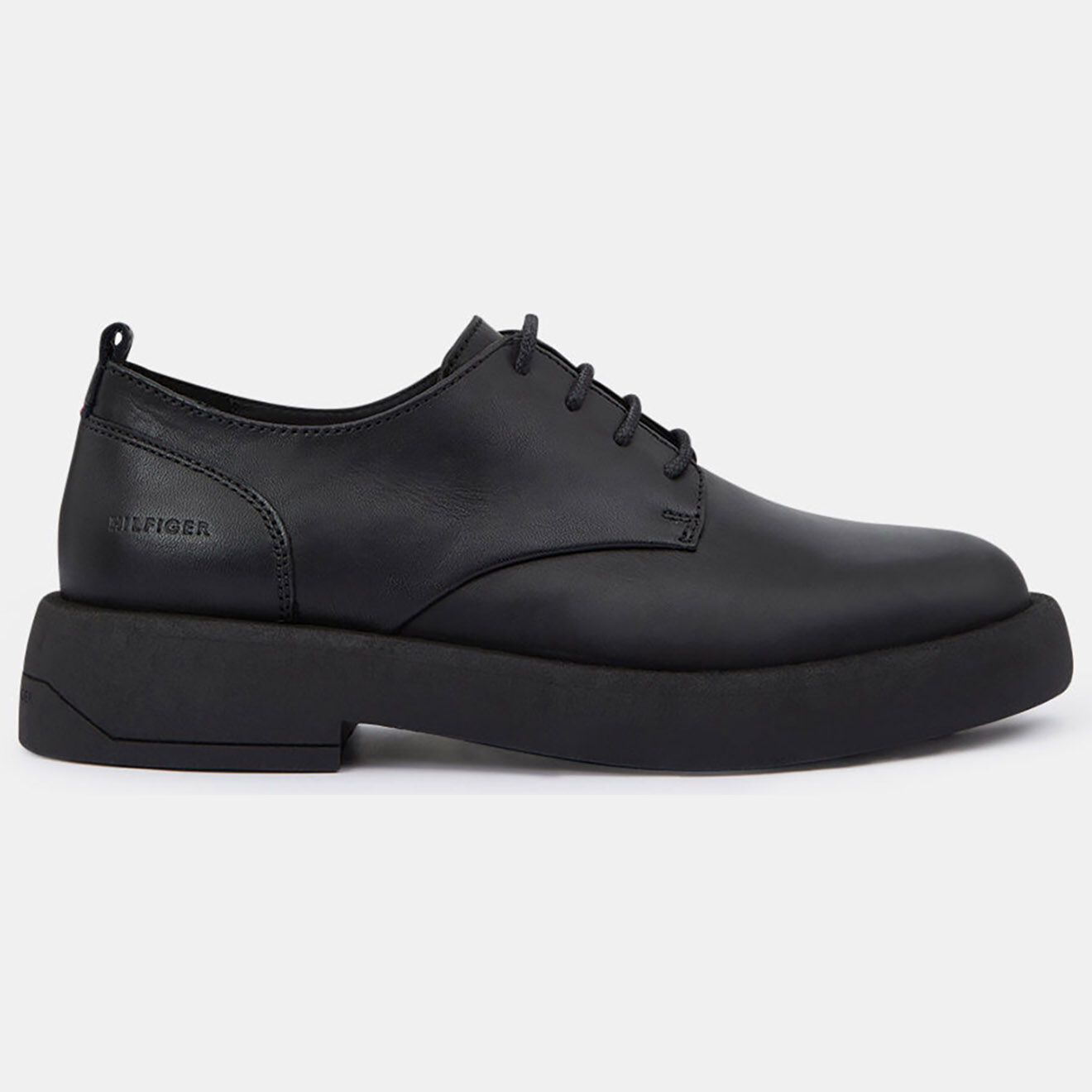 Tommy Hilfiger Derbies en Cuir Chunky noires