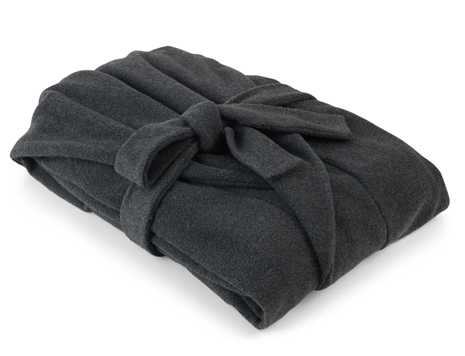 Karmameju  Mount everest fleece badekåbe - Dark grey