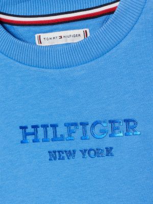 Vestido suéter Hilfiger com logo metalizado