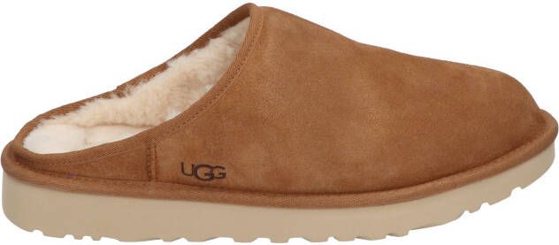 UGG Pantoffels Heren M Classic Slip-on Maat: 45 Materiaal: Suède Kleur: Cognac