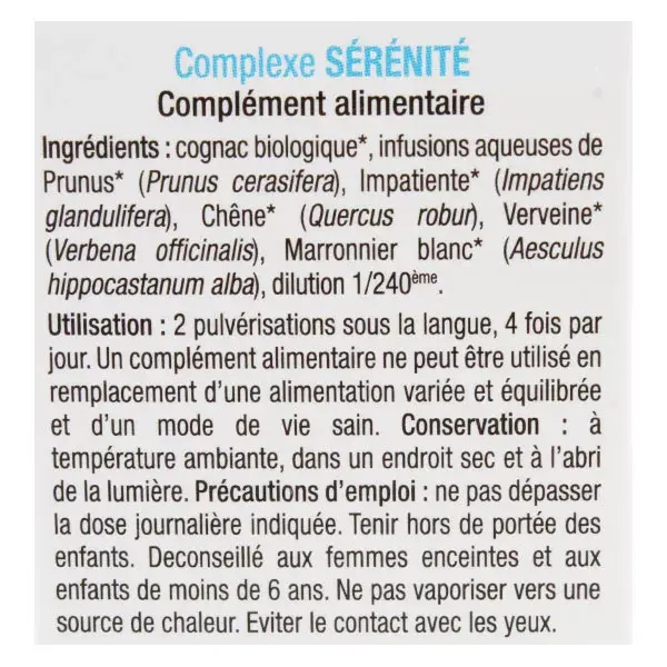 Ladrome Floral Elixirs Serenity Complex Spray Orgânico 20ml