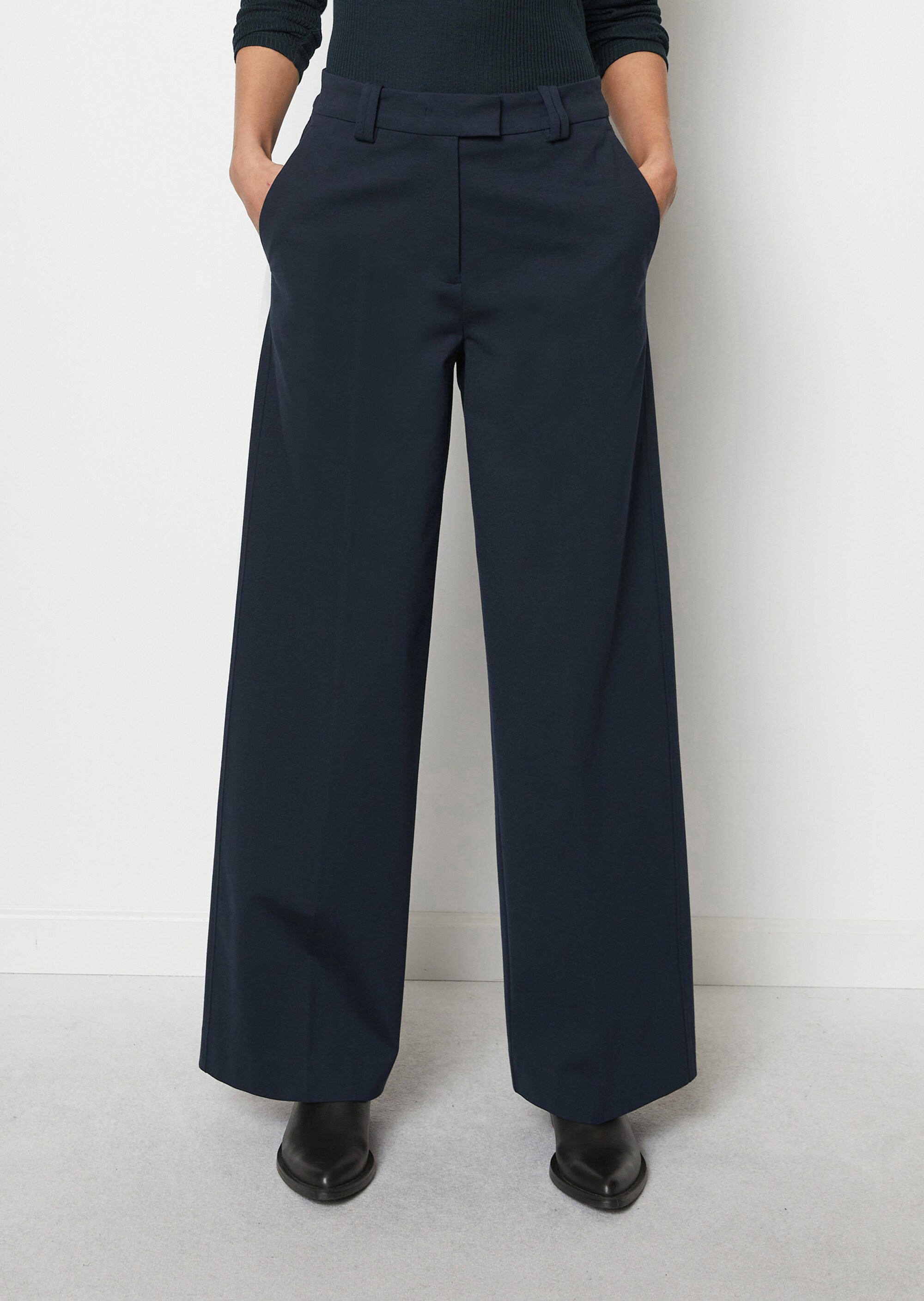Jerseyhose wide aus Interlock-Qualität