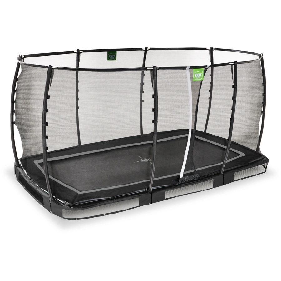 EXIT Allure Premium Bodentrampolin 244x427cm - schwarz